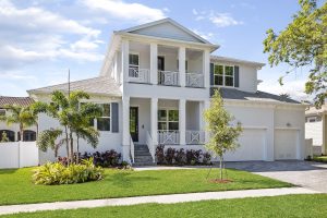 exterior front elevation of a New Legacy Home