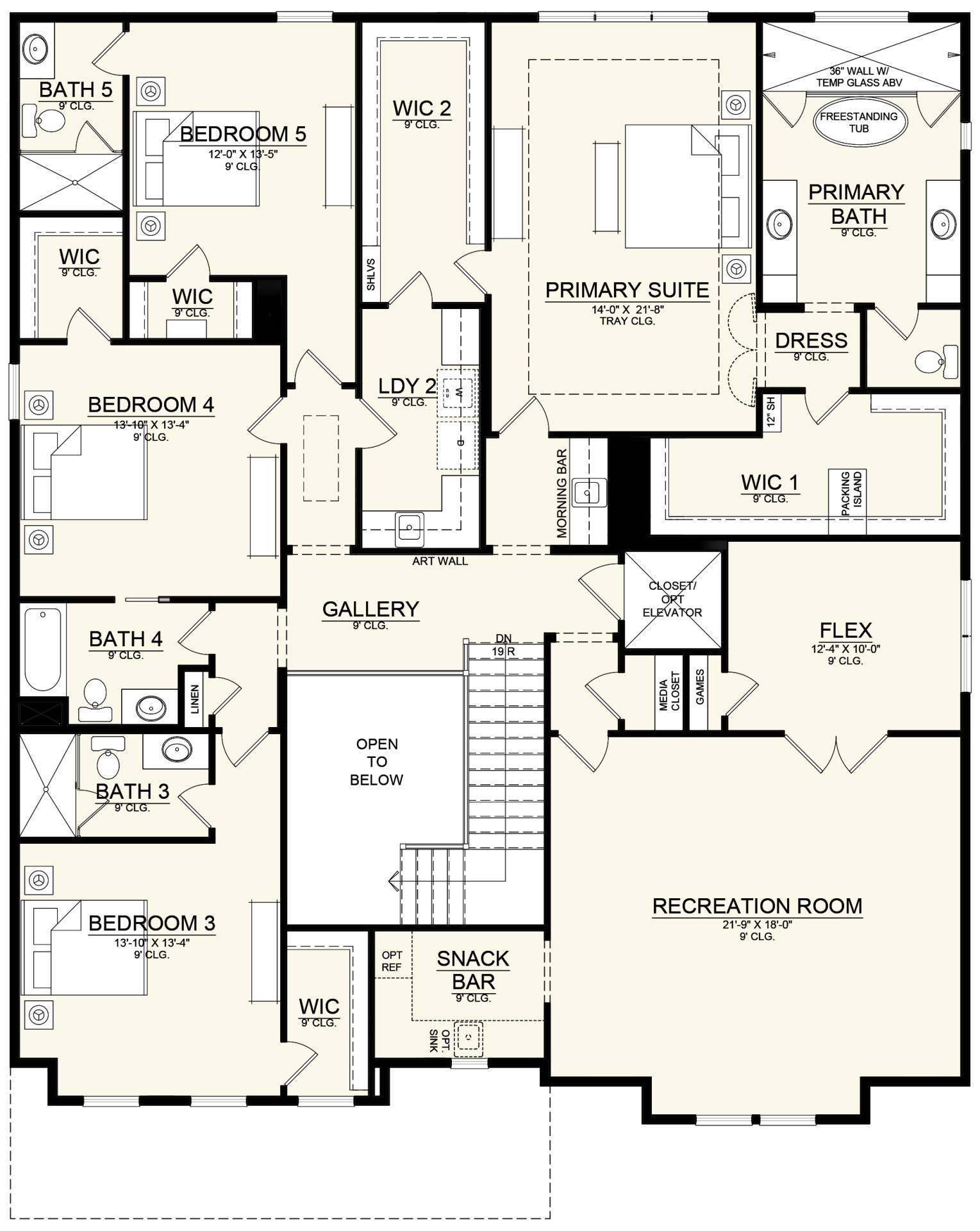 2312 S Occident second floor plan